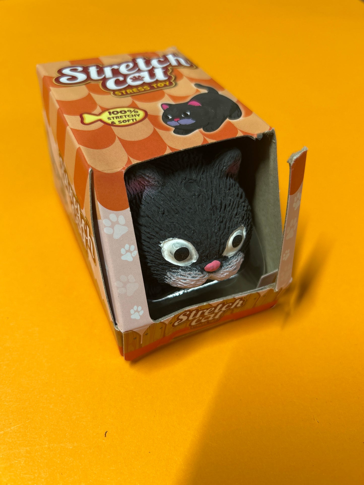 Kawaii Garage/Faulty Sale 🧡👑 FAULTY stretch cat toy surprise color 1 pcs black/grey/patches (#8)
