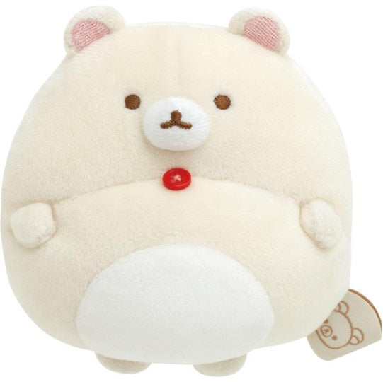San-X Small Round Belly Plush - Rilakkuma - Korilakkuma