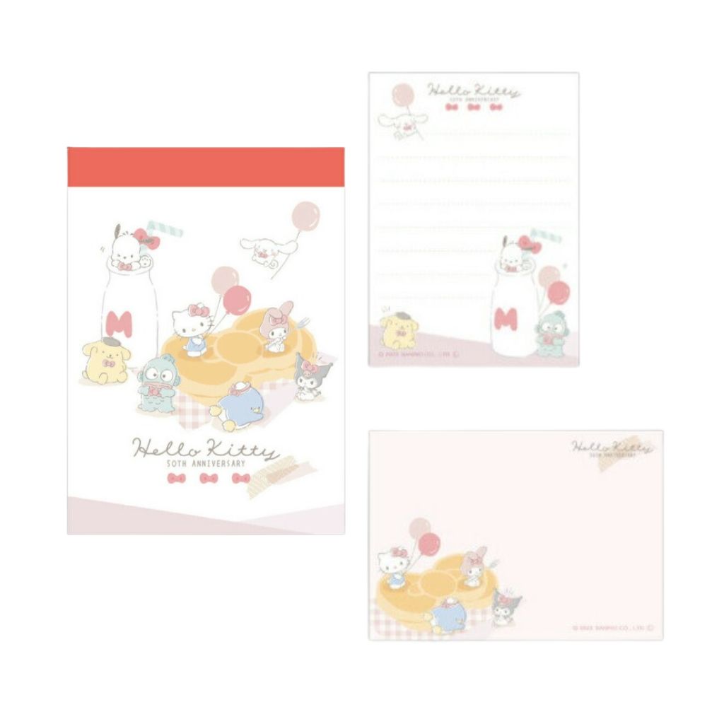 Memoblok Klein Hello Kitty - 50th Anniversary