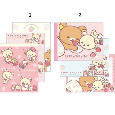 Memoblok Klein - Korilakkuma Full of Strawberry Day - Kies je design