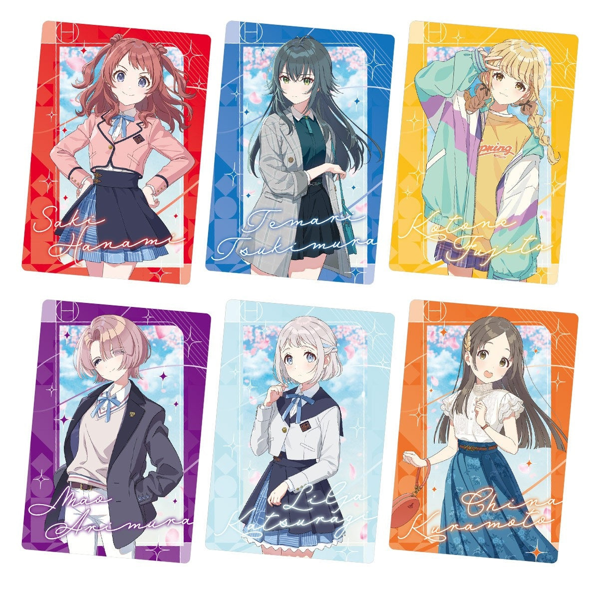 Bandai Idol Master Gakuen Wafer + Card