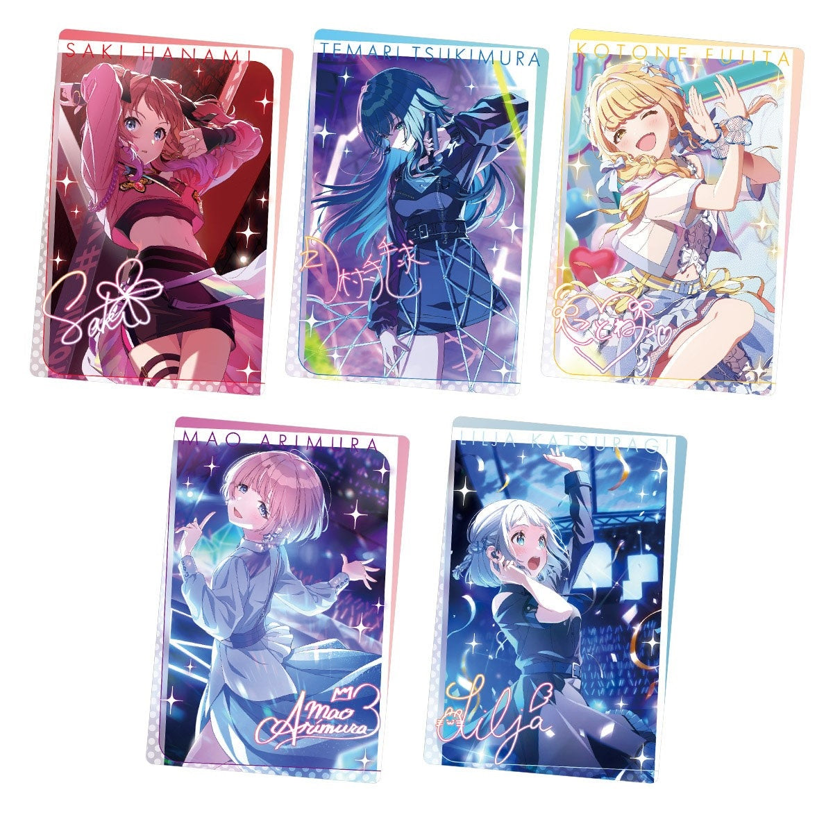 Bandai Idol Master Gakuen Wafer + Card