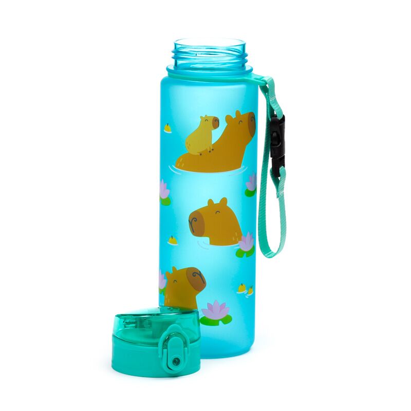 Capibara Drinkfles 600ML - Swimming