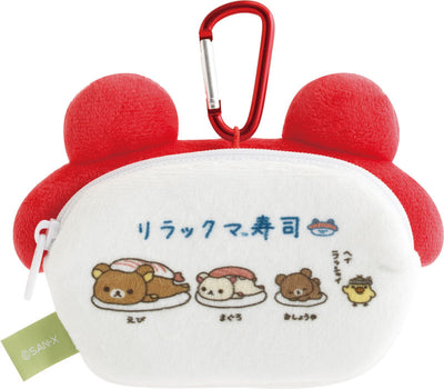 Rilakkuma Plushie Pouch - Anytime Sushi - Tuna