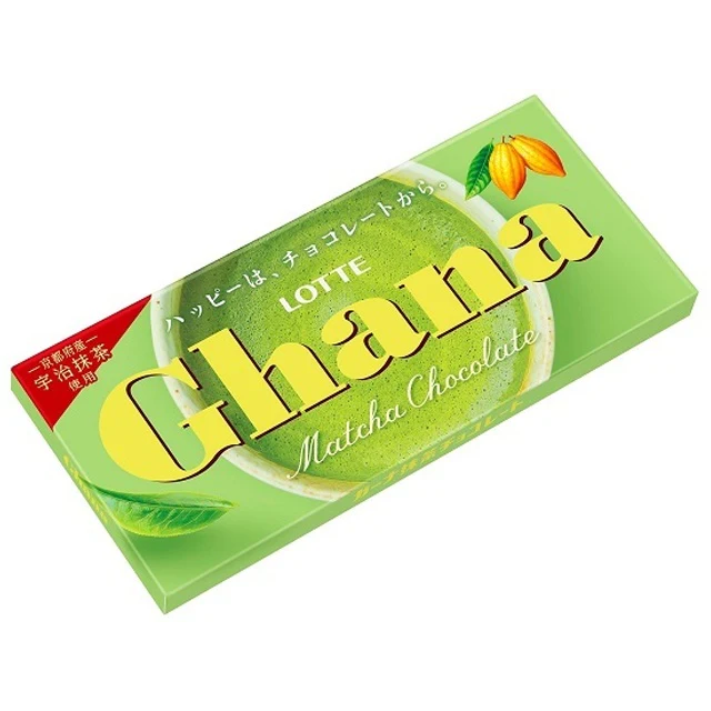 Lotte Ghana Matcha Chocolate Bar
