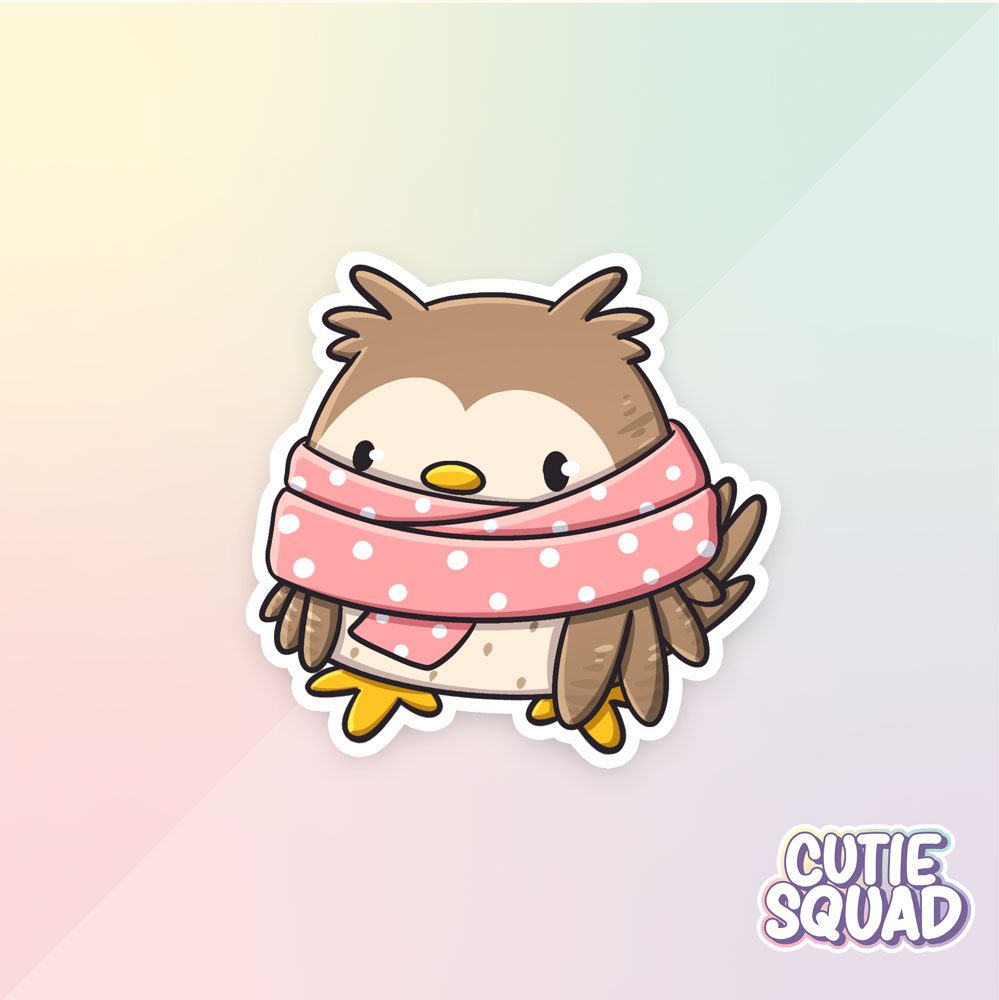 Stickerset - Owlbert - CutieSquad