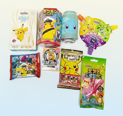 Pokémon Themed Japanse snackbox ⚡8 items