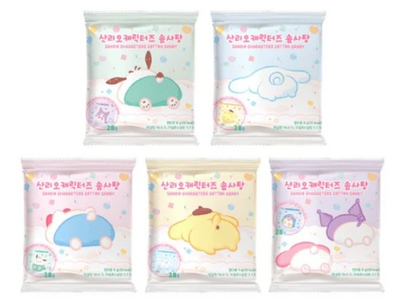 10 PCS BOX - Sanrio Cotton Candy Snack & Sticker THT 1-4-2026