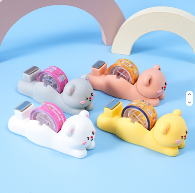 Kawaii Tape Dispenser Bear - Kies je Kleur
