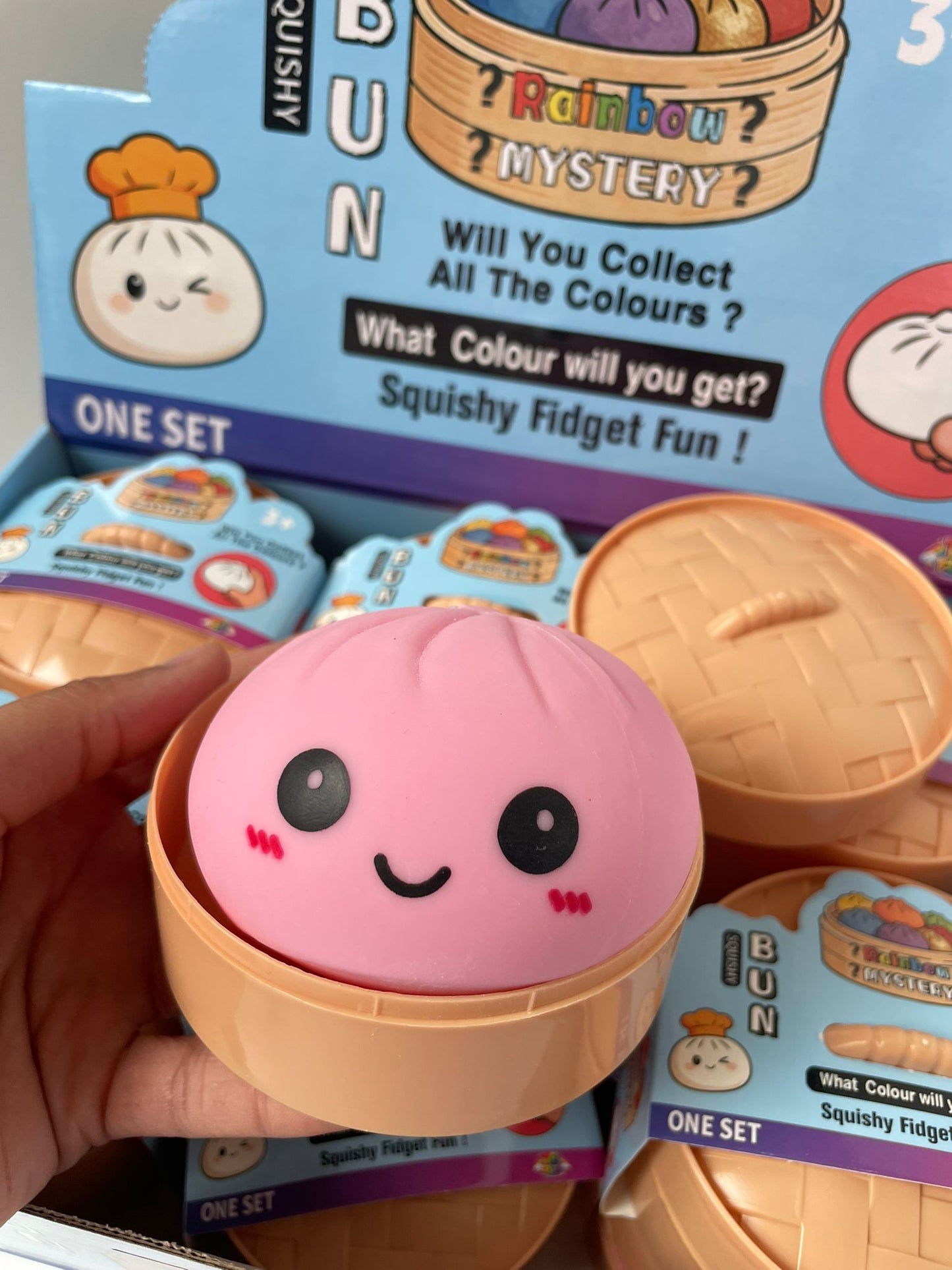 Coloured Squishy Dumpling - 1x Surprise kleur Squeezy