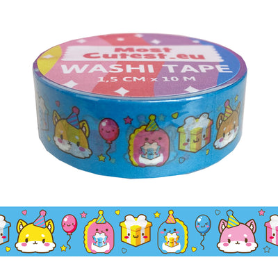 Washi Tape - Birthday Dino & Fox