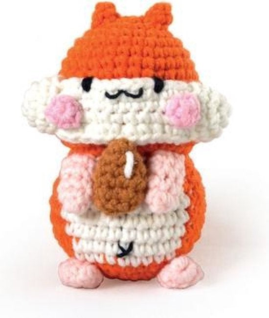 Amigurumi haakpakket - Hamster ( 10 cm)