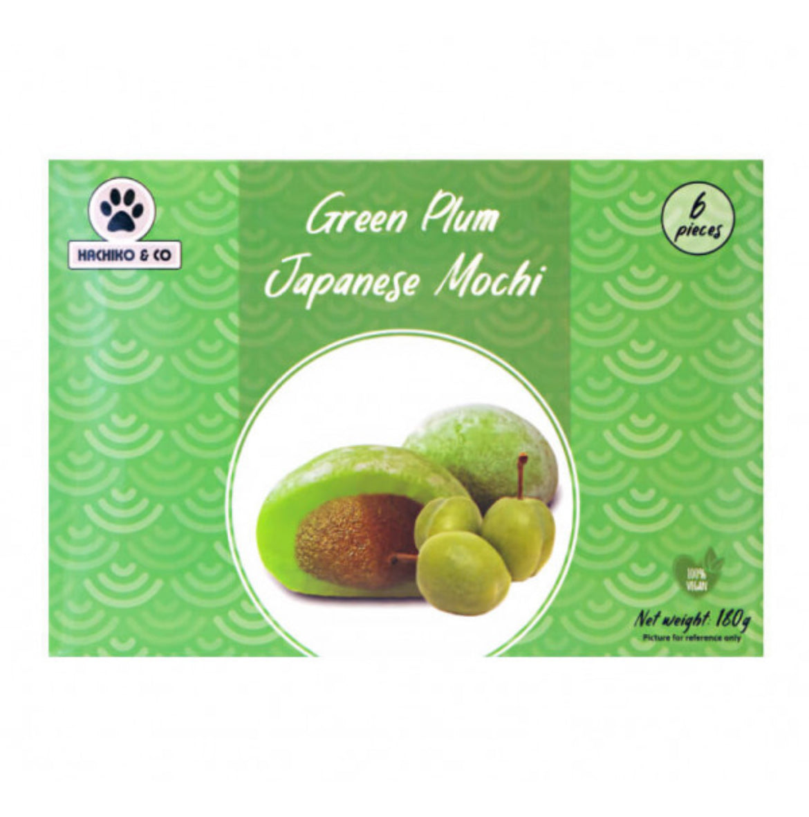 Hachico & co Mochi - green plum Flavour THT 12-03-2025