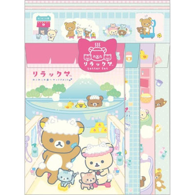 Briefpapierset - Rilakkuma - Cat Public Bathhouse