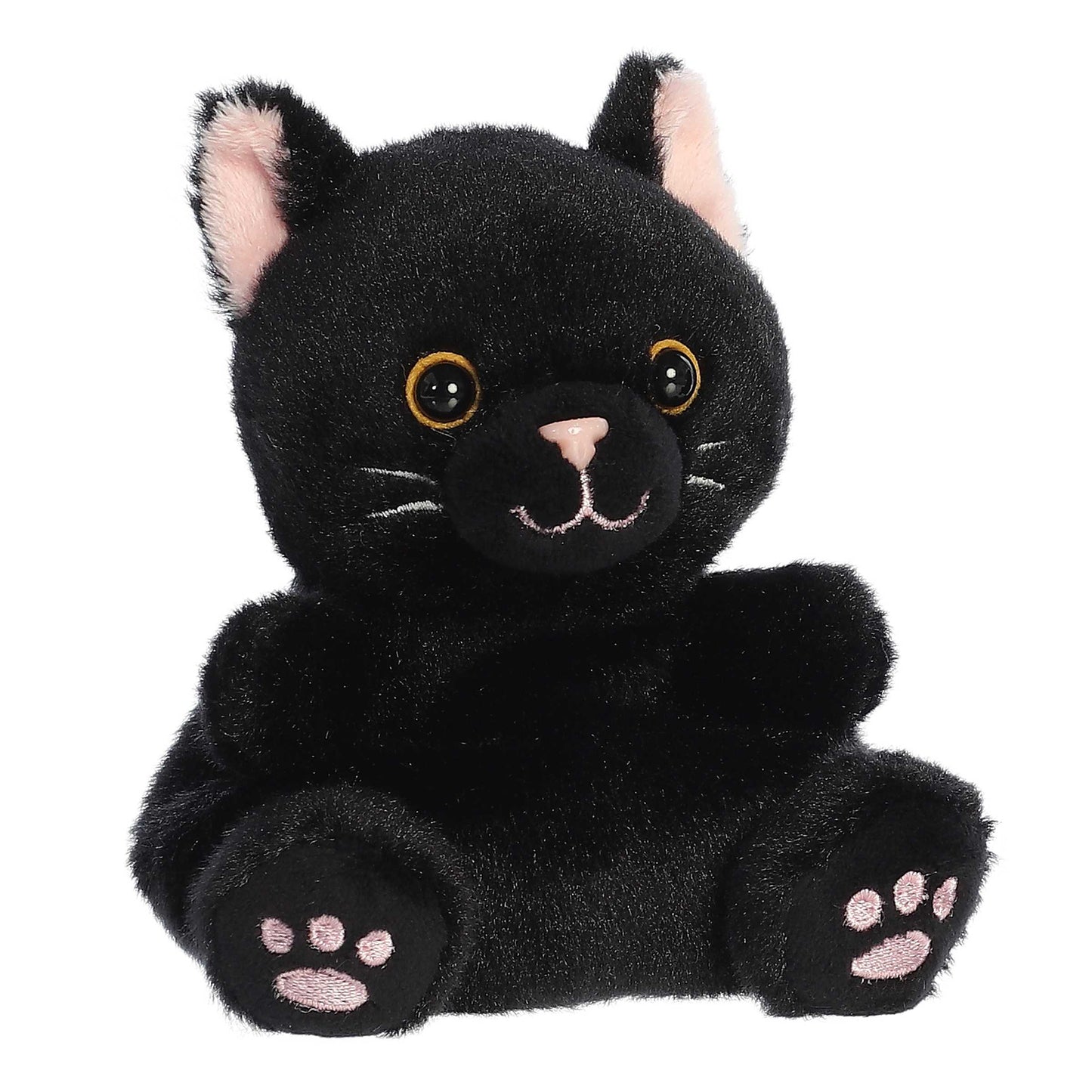 Black Cat Palm Pal Plush - 13 cm