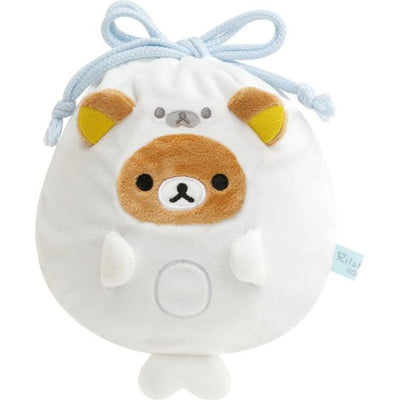 Rilakkuma Drawstring Bag - Ocean Relax Mood - Seal