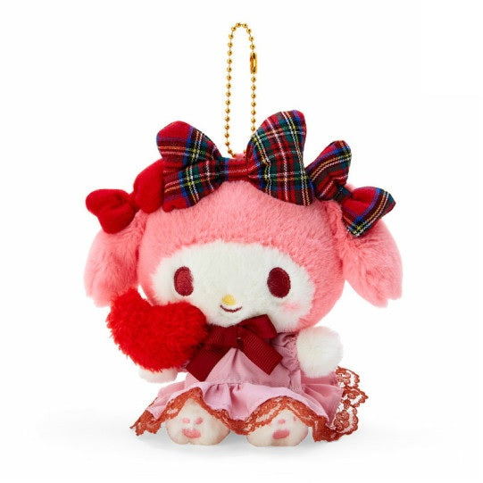 Sanrio Keychain Plush Ribbon Love - My Melody