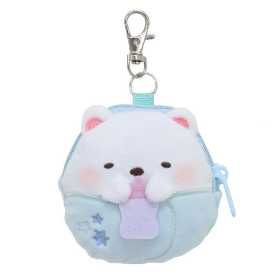 Sumikko Gurashi Pouch Keychain - Baby Shirokuma