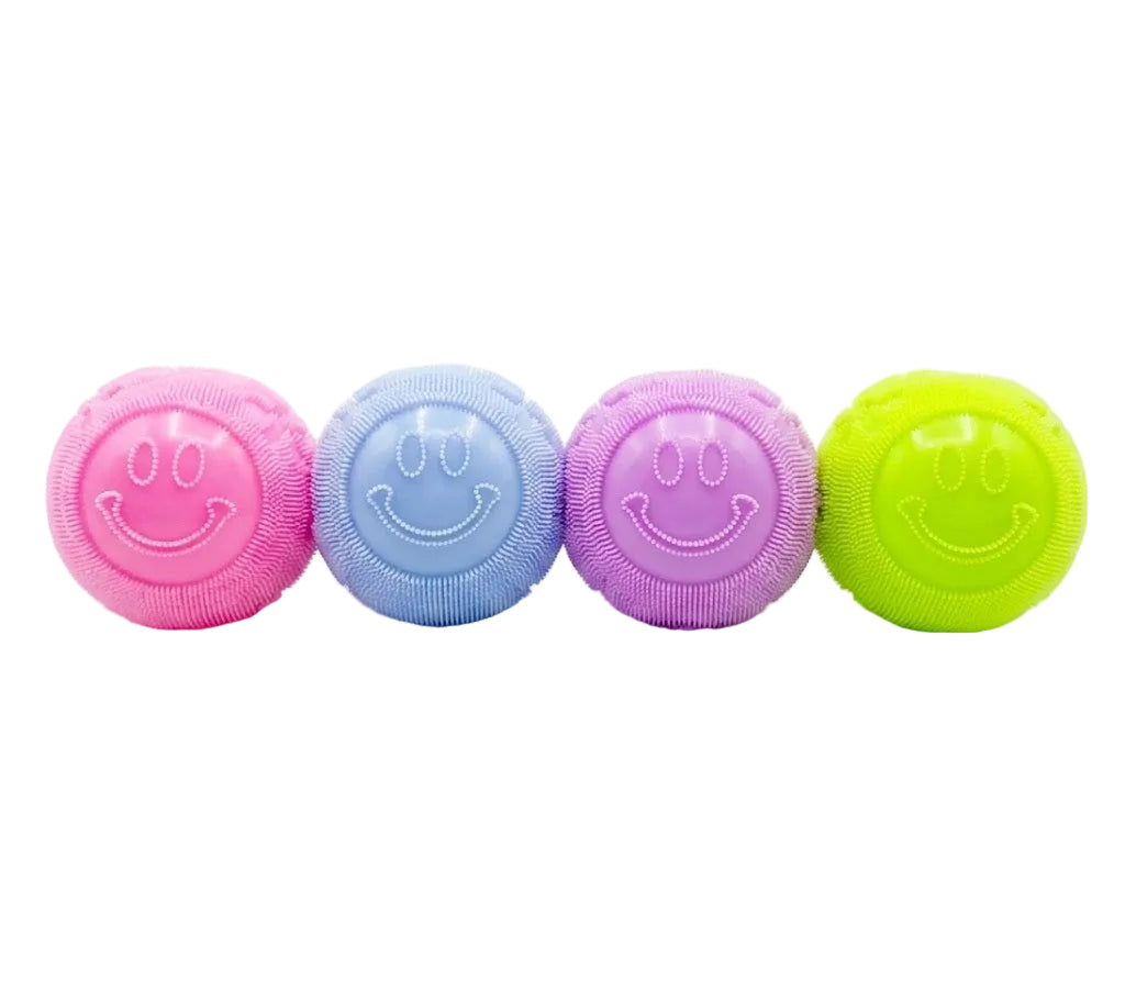 Squishy Fuzzy Happy Ball - Flower Power