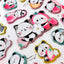 Puffy Glitter Stickervel - Mochi Panda