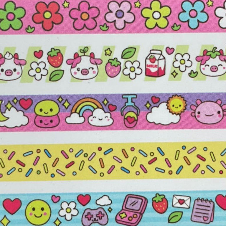 MostCutest.nl Washi Tape Set - 5 tapes