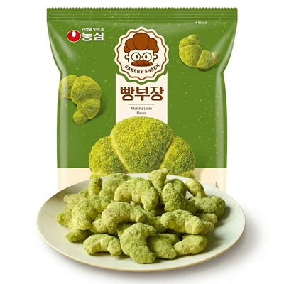 Nongshim Bbangbujang Matcha Bread Snack