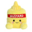 Newton Mustard Palm Pal Plush - 13 cm