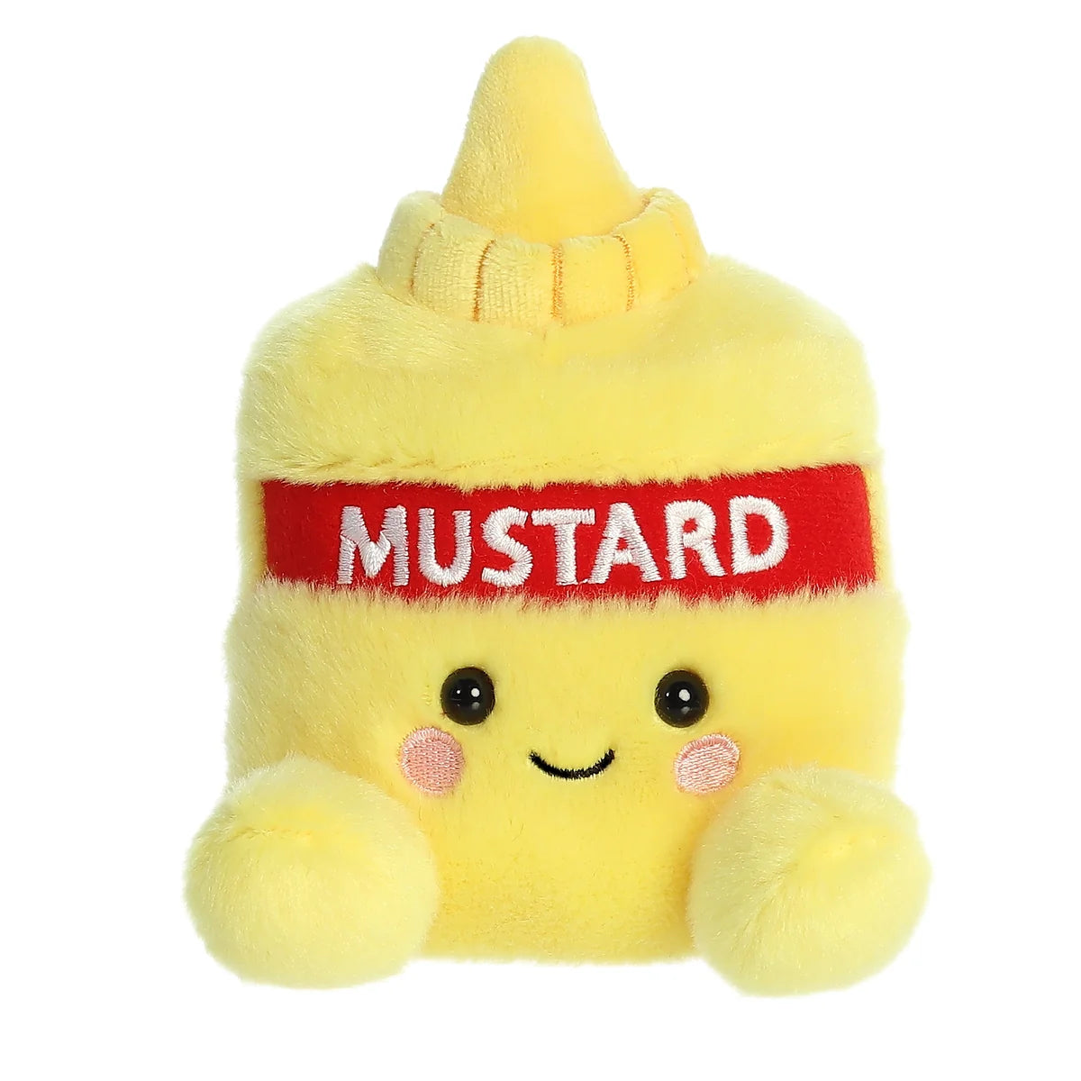 Newton Mustard Palm Pal Plush - 13 cm