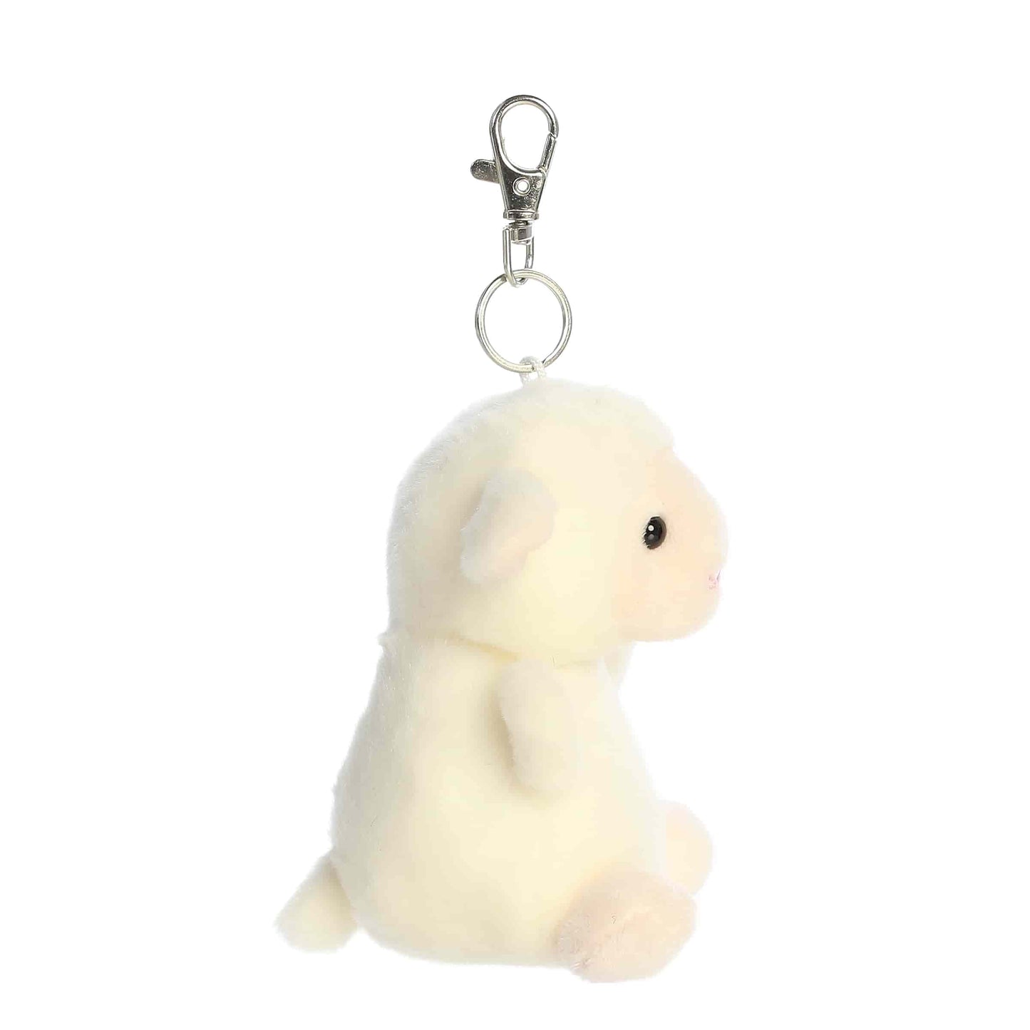 Woolly Lamb Palm Pal Clip-On Keychain - 10 cm