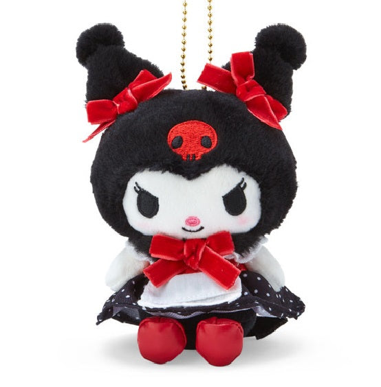 Keychain Sanrio Plush - Kuromi - Retro Red