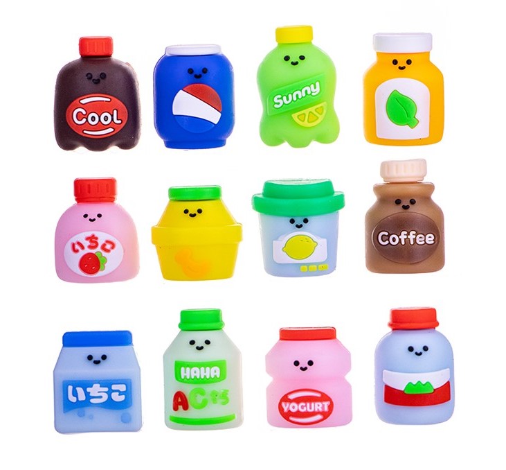 Japanese Drinks Mini Eraser Set - 12 gummetjes