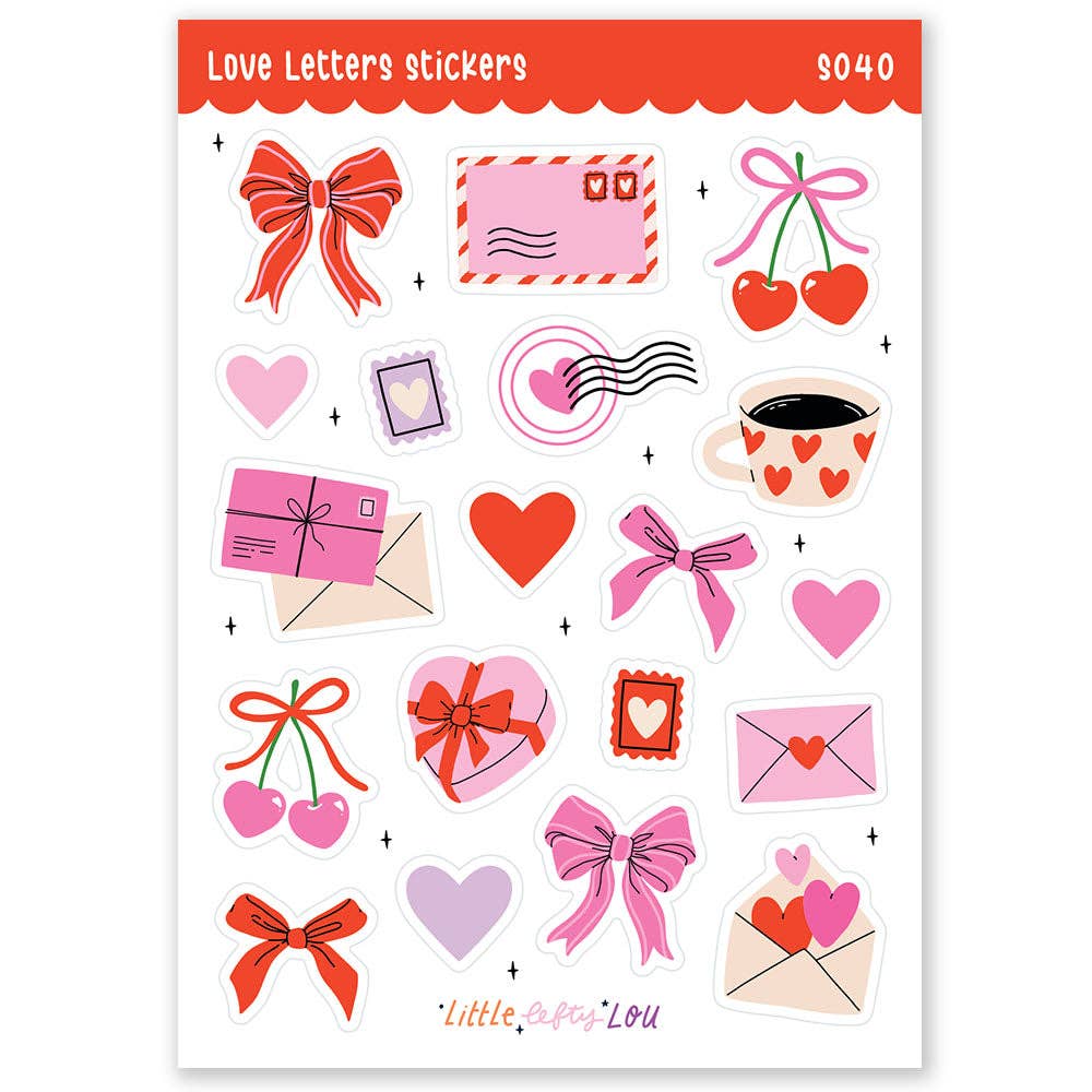 Stickervel Love Letters - Little Lefty Lou