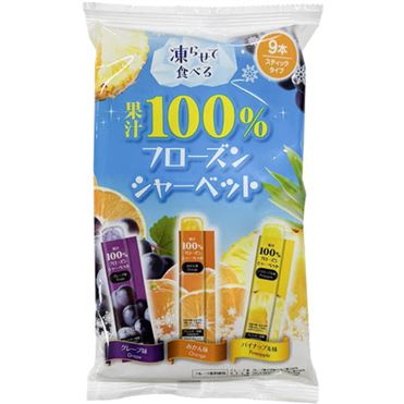 Freezable Pockin Fruit Juice - Grape & Orange & Pineapple THT 28-2-2025