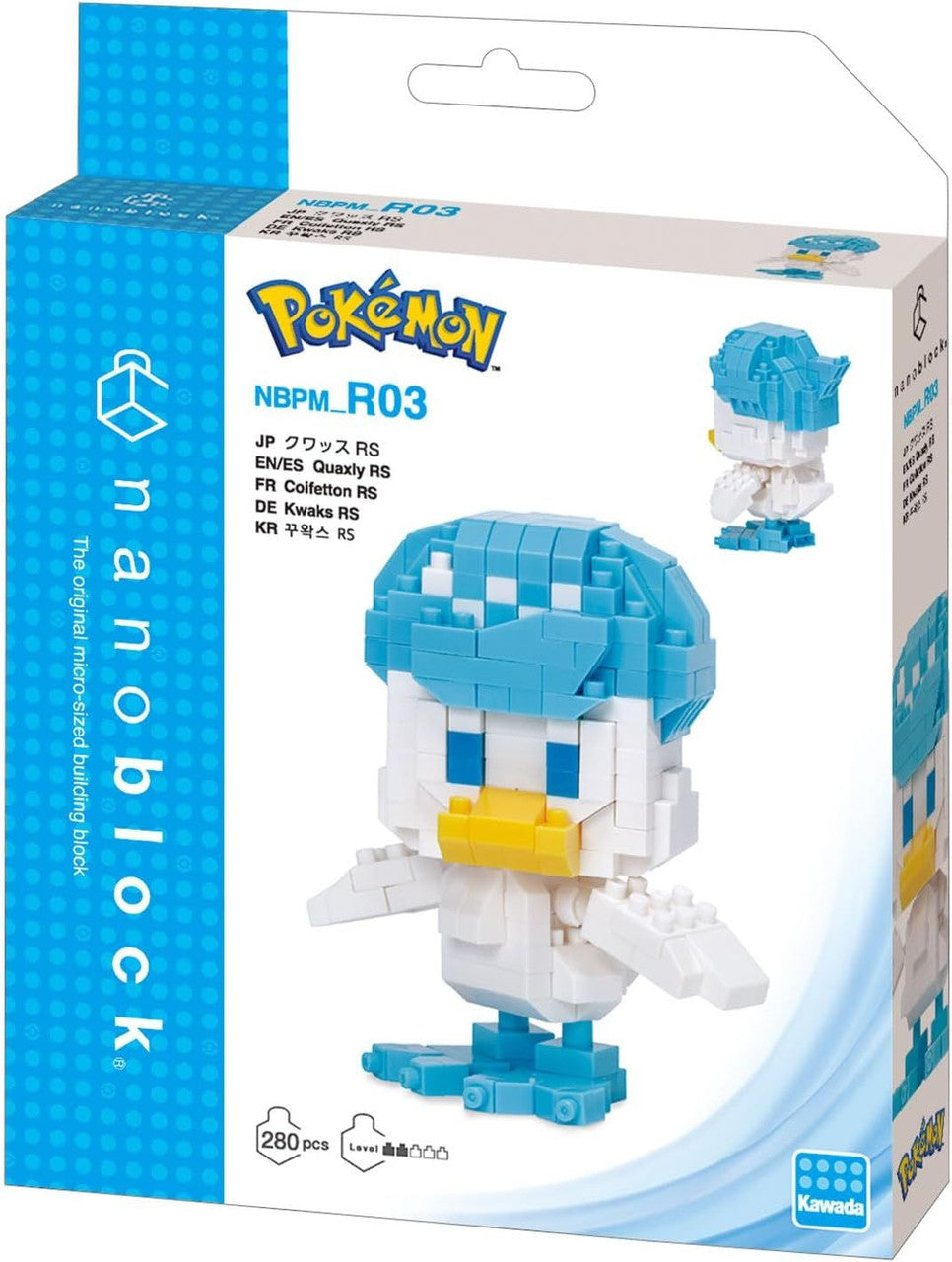 Pokémon Nanoblock - Build your own Pokémon - Quaxly