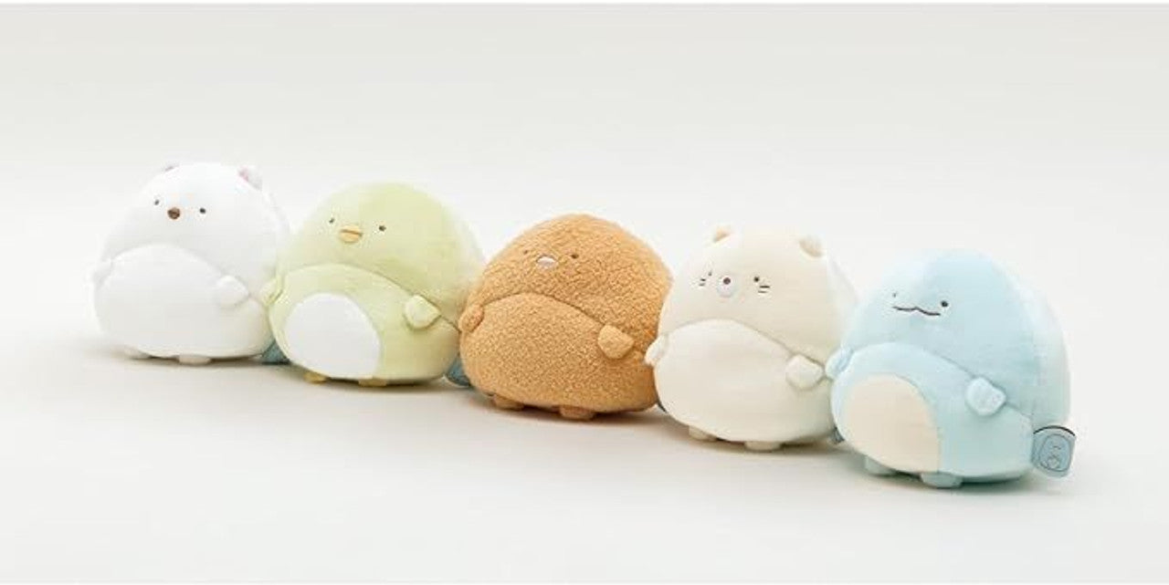 San-X Small Round Belly Plush - Sumikko Gurashi - Neko