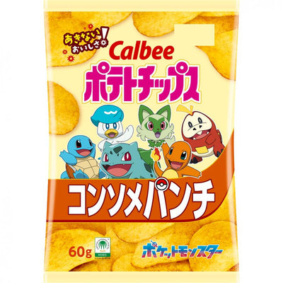 Calbee Pokémon Chips - Consomme Punch THT 30-4-2025