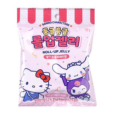 Sanrio Characters Round Roll-Up Jelly Berry