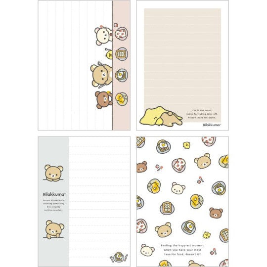 Memoblok Groot - Rilakkuma - New Basic - Breakfast