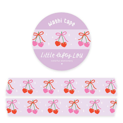 Washi Tape - Cherry Hearts