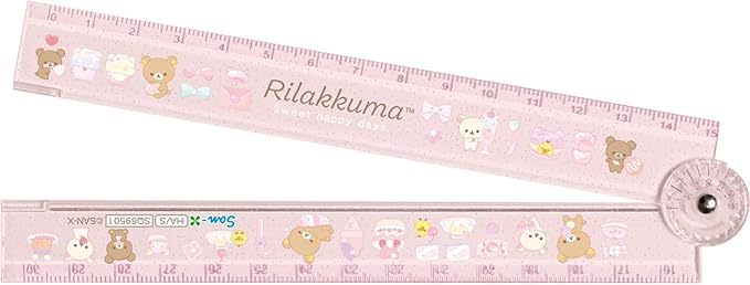 Rilakkuma Folding Ruler 30CM - Sweet Happy Days