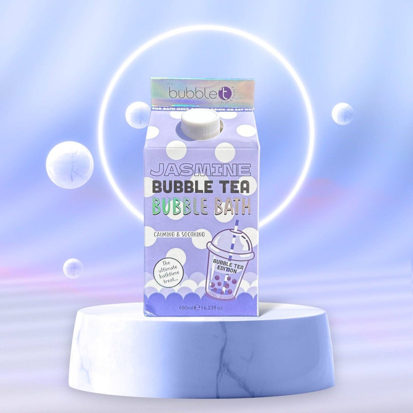 Bubble Tea Jasmine Bubbelbad (480 ml) (verpakking klein beetje gescheurd)