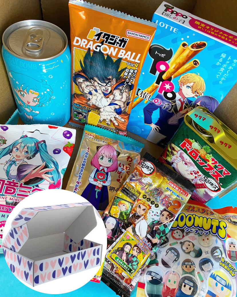 Anime Themed Snack Bundle 🌸 9 items