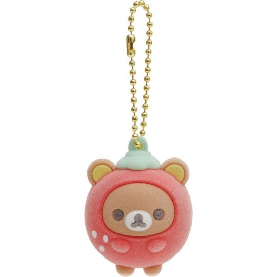 Korilakkuma Keychain - Full of Strawberry Day - Rilakkuma