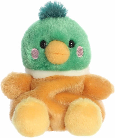 Puddles Mallard Duck Palm Pal Plush - 13 cm