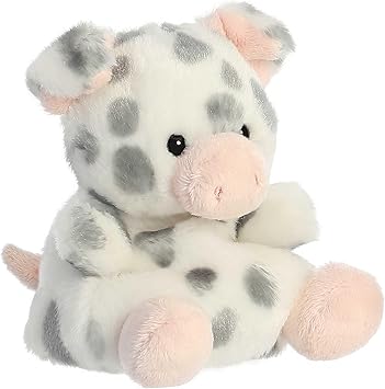 Piggles Spotted Pig Palm Pal Plush - 13 cm