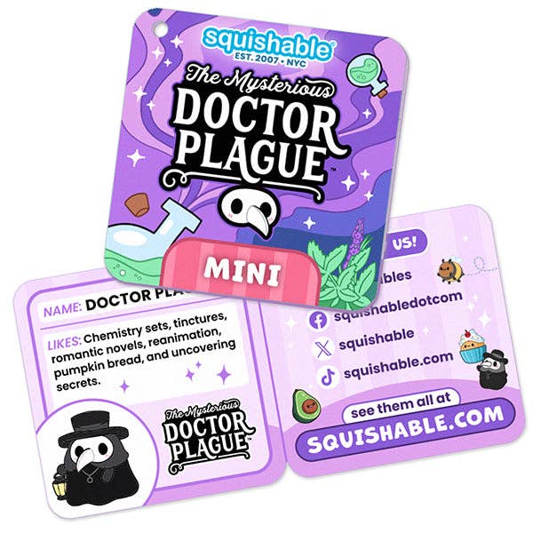 Squishable - Mini Plague Doctor 25 cm