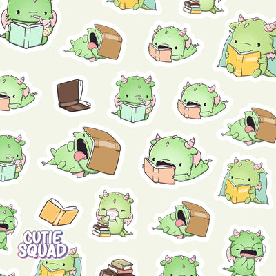 Stickervel - Bookdragons - CutieSquad