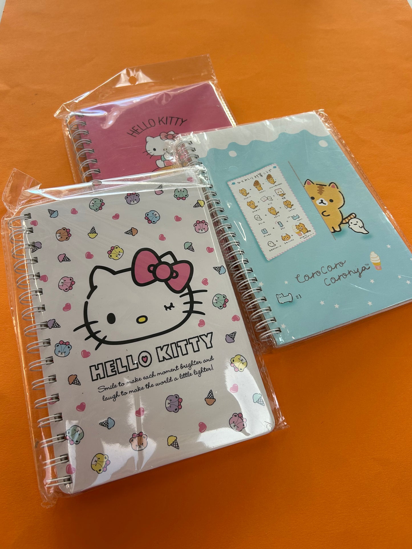 Kawaii Garage/Faulty Sale 🧡👑 1x notitieboekje groot  (#78)