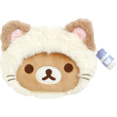 Rilakkuma Plush Coin Purse - Cat Public Bathhouse