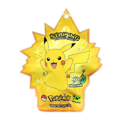 Pokémon Candy - Striking Popping Candy - Electric Shock (Pikachu)